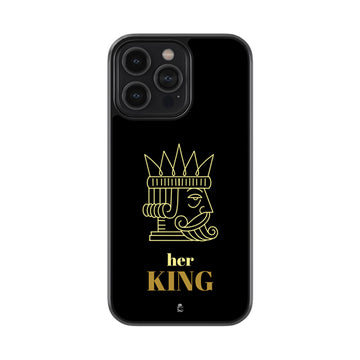 Her King Glossy Metal Case
