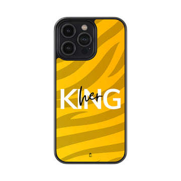 Her King Glossy Metal Case