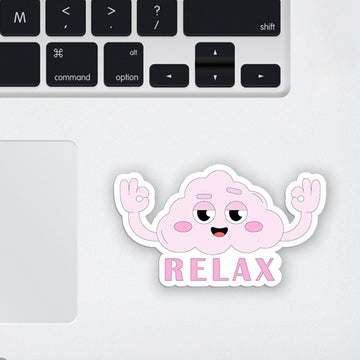 Relax Laptop Sticker
