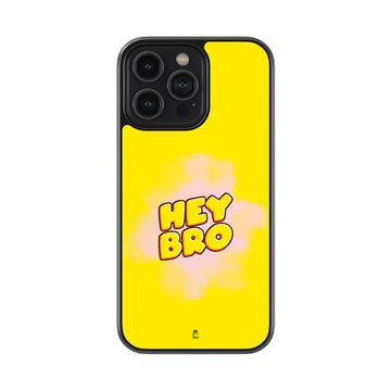 Hey Bro Glossy Metal Case