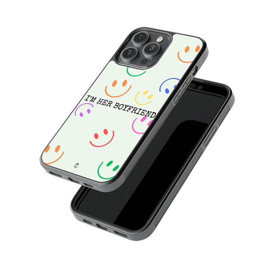 I'm Her Boyfriend Glossy Metal Case