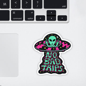 No Bad Trips Laptop Sticker