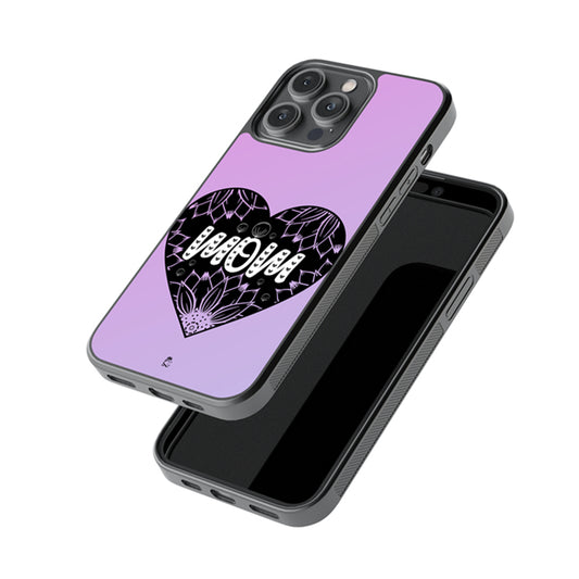 Love You Mom Glossy Metal Case