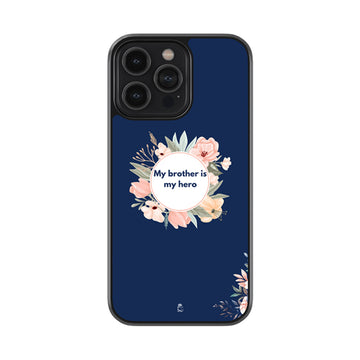 My Brother is my Hero Glossy Metal Case