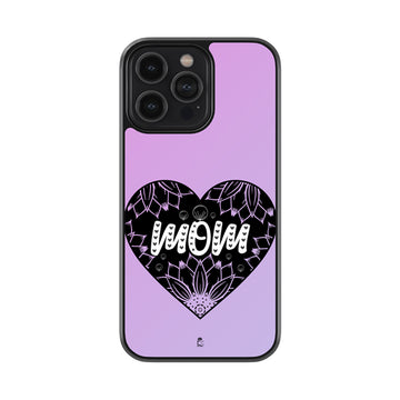 Love You Mom Glossy Metal Case