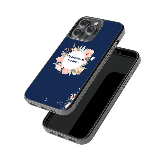 My Brother is my Hero Glossy Metal Case