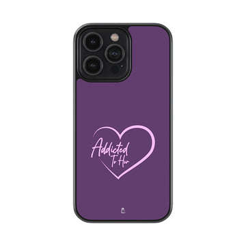 Addicted To Her  Glossy Metal Case