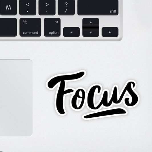 Focus Laptop Sticker