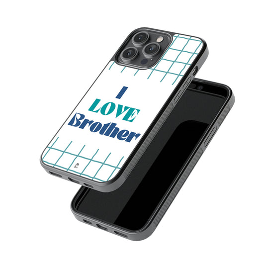 I Love Brother Glossy Metal Case