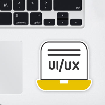 UI & UX Designer Laptop Sticker