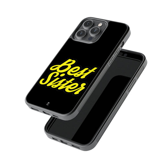 Best Sister Glossy Metal Case
