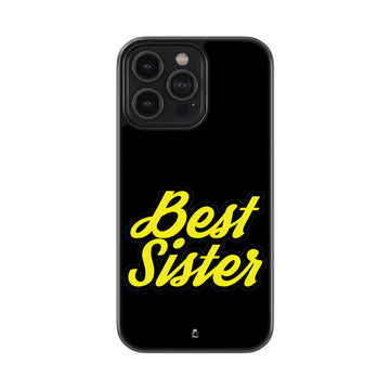 Best Sister Glossy Metal Case