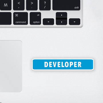 Developer Laptop Sticker