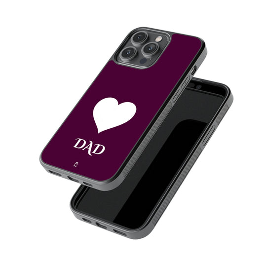 Love You Dad Glossy Metal Case