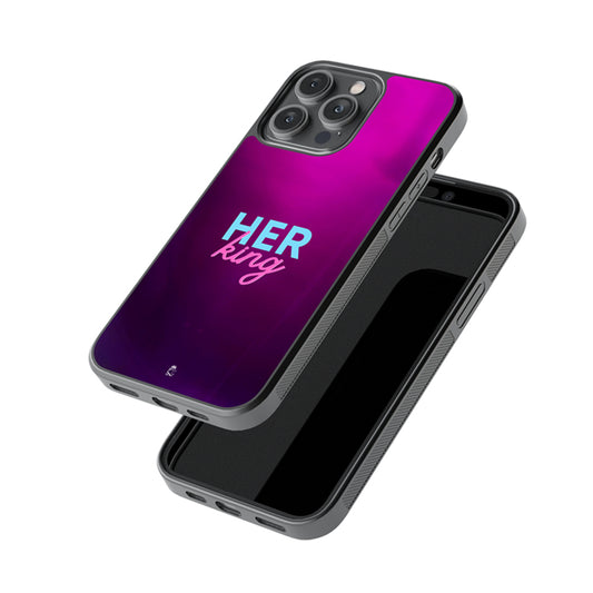 Her King Glossy Metal Case