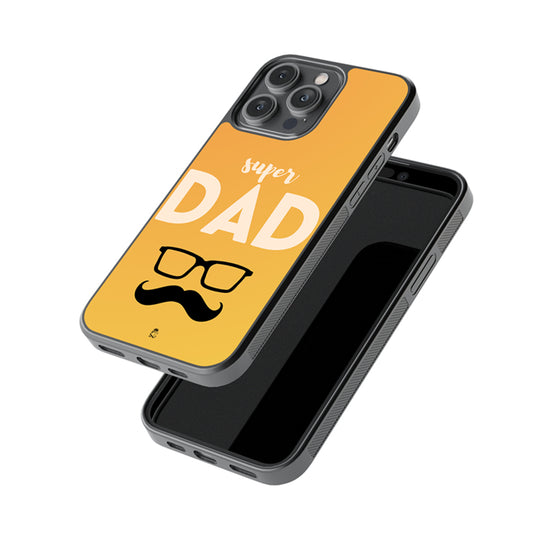 You are Super Dad Glossy Metal Case