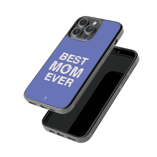 The Best Mom Ever Glossy Metal Case