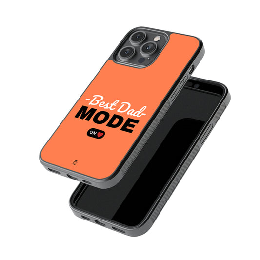 Best Dad Mode On Glossy Metal Case