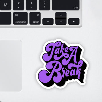 Take a Break Laptop Sticker