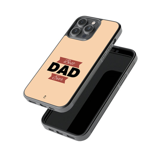 Best Dad Ever Glossy Metal Case