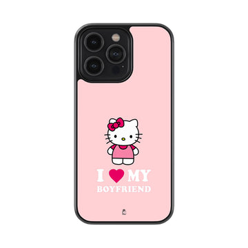 Kitty Love BoyFriend Glossy Metal Case