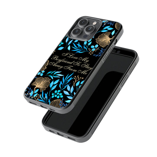 Stay Away From Me Glossy Metal Case