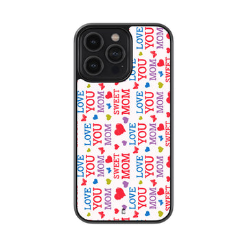 Love You Mom Glossy Metal Case