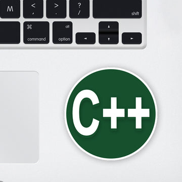 C++ Laptop Sticker