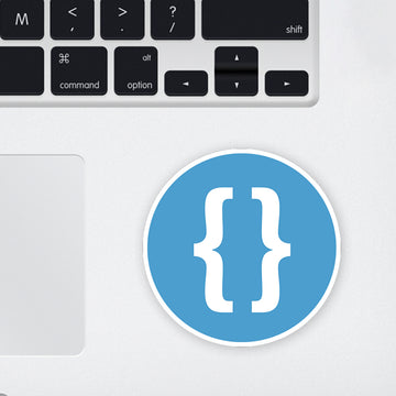 Brackets Laptop Sticker