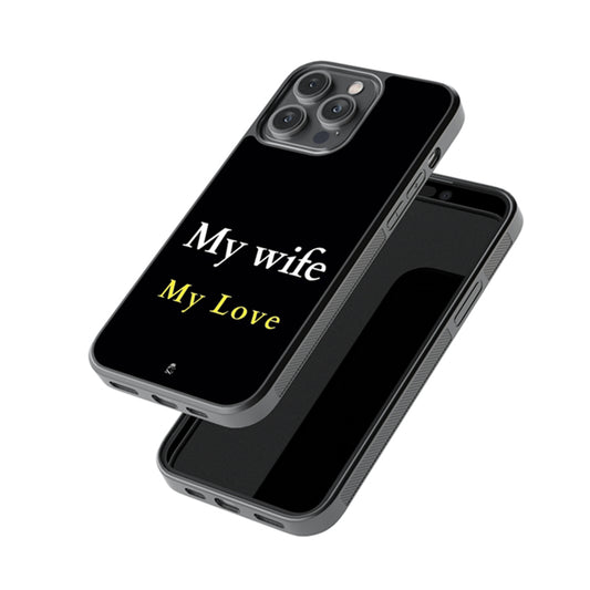 My Wife My Love Glossy Metal Case