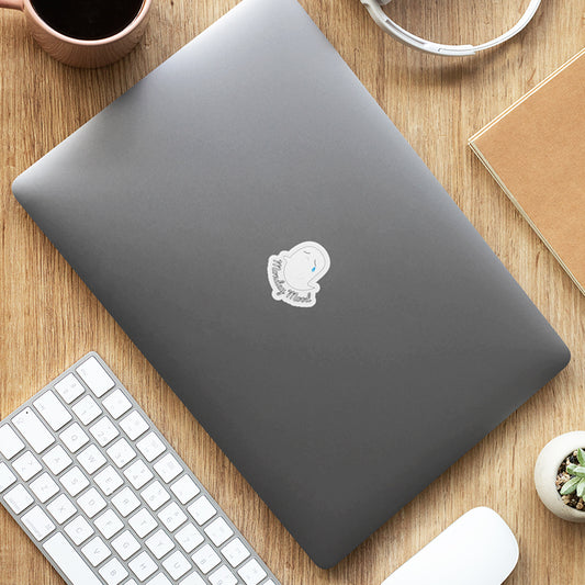 Monday Mood Laptop Sticker