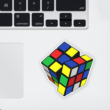 Rubics Cube Laptop Sticker