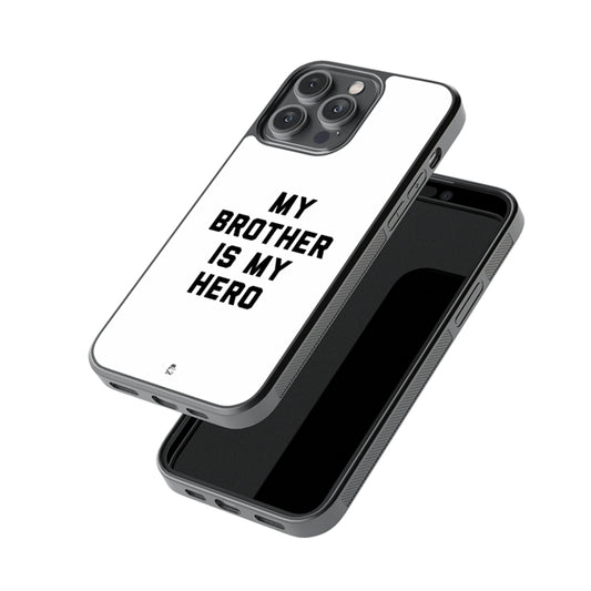 My Brother is my Hero Glossy Metal Case
