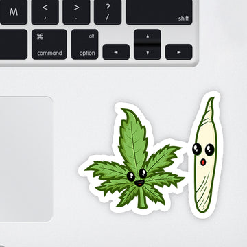 Greens Laptop Sticker