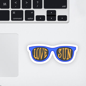Love Sun Laptop Sticker