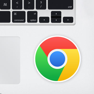 Chrome Surfer Laptop Sticker
