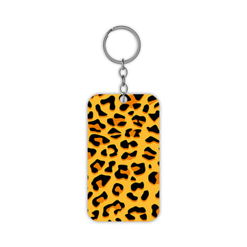 Cheetah Skin Keychain