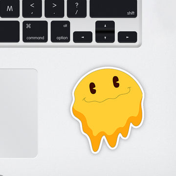 Melting Smile Laptop Sticker