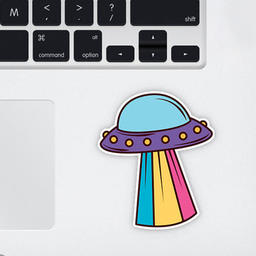UFO Laptop Sticker