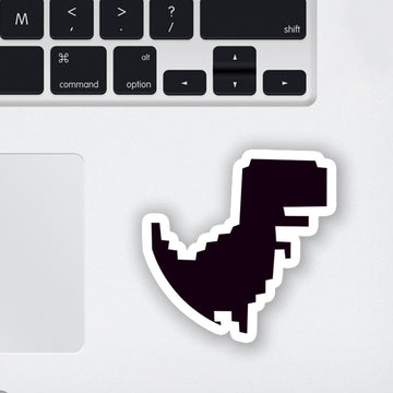 Internet Dino Laptop Sticker