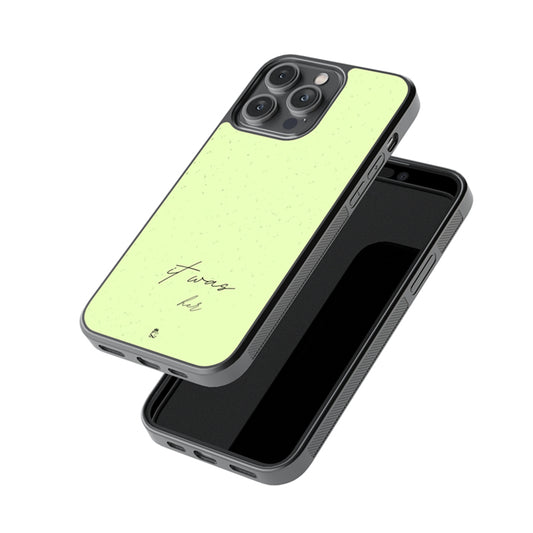 It Was Her Glossy Metal Case