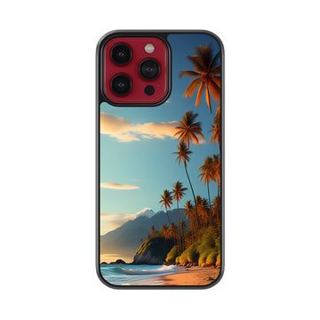 Beach Vibe Glossy Metal Case