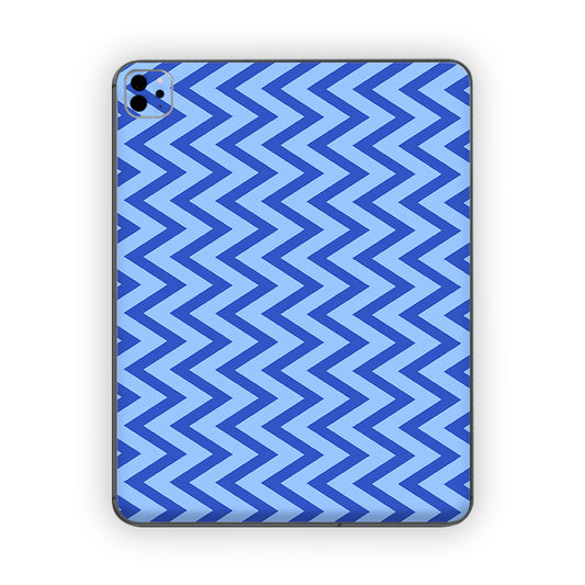 Blue Strike Pattern Ipad Skin