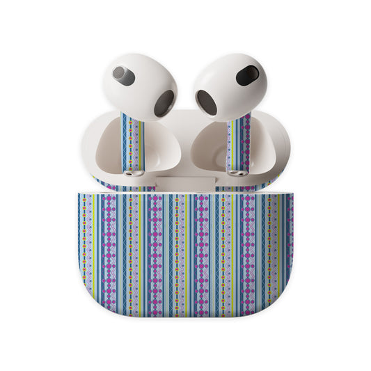 Saree Pattern Earbuds Skin