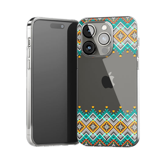Super Rangoli Pattern Clear Silicone Case