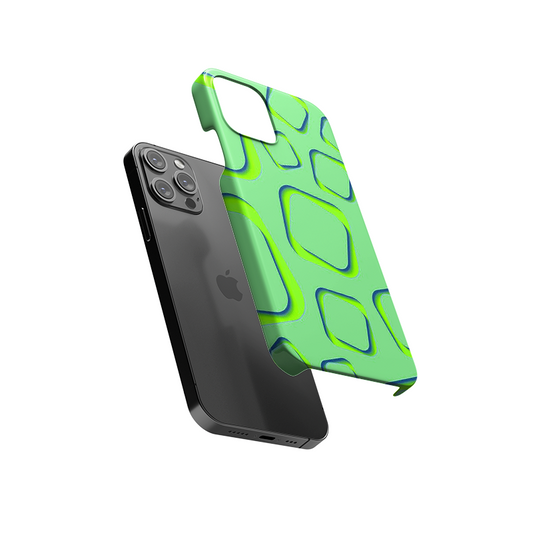 Green Cubes Slim Hard Case