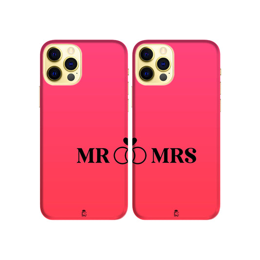 Mr and Mrs Slim Hard Couple Phone Case