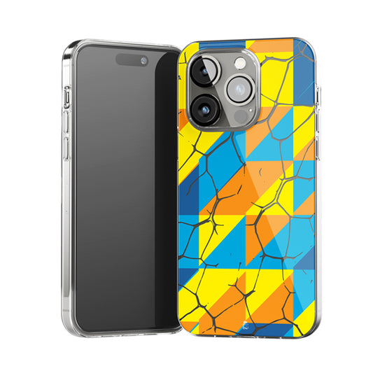 Colourful drought Clear Silicone Case