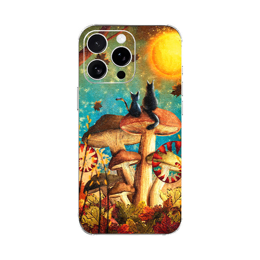 Trippy Cat land Mobile Phone Skin