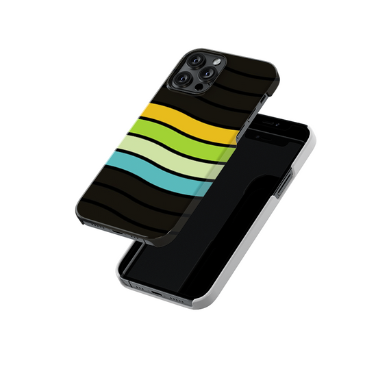 Crazy Wave Pattern Slim Hard Case